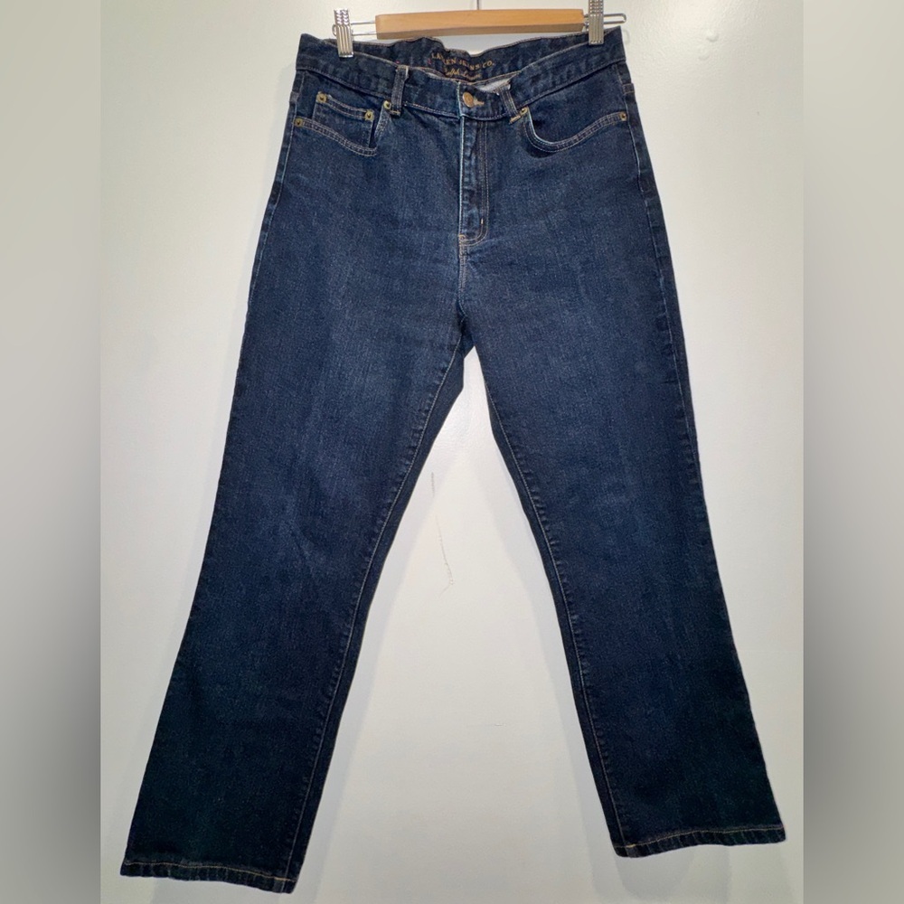 Ralph Lauren Embroidered Pocket Jeans | Size 10 | Signature Heritage Denim Vtg✨